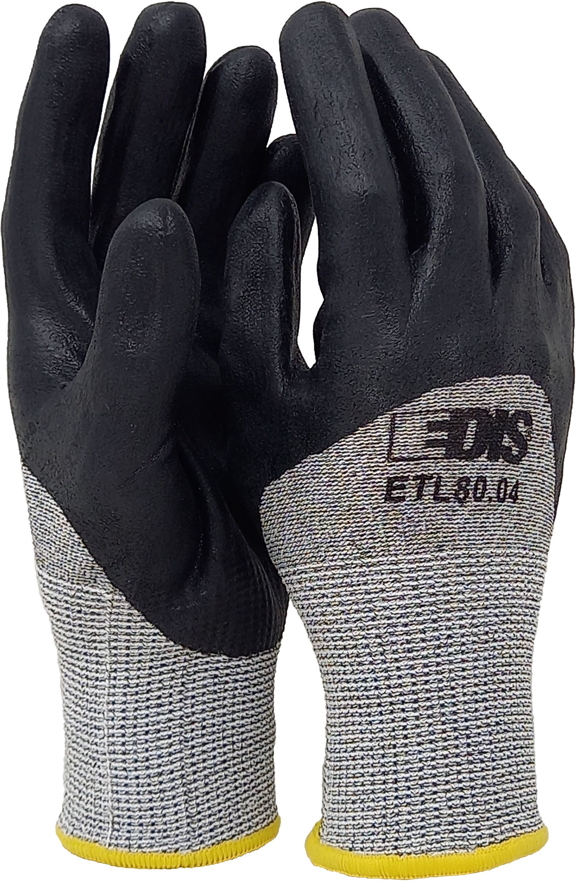 Guanto antitaglio livello E in maglia sintetica ad alte prestazioni +  acciaio spalmato in nitrile FOAM EDIS - ETL80.04