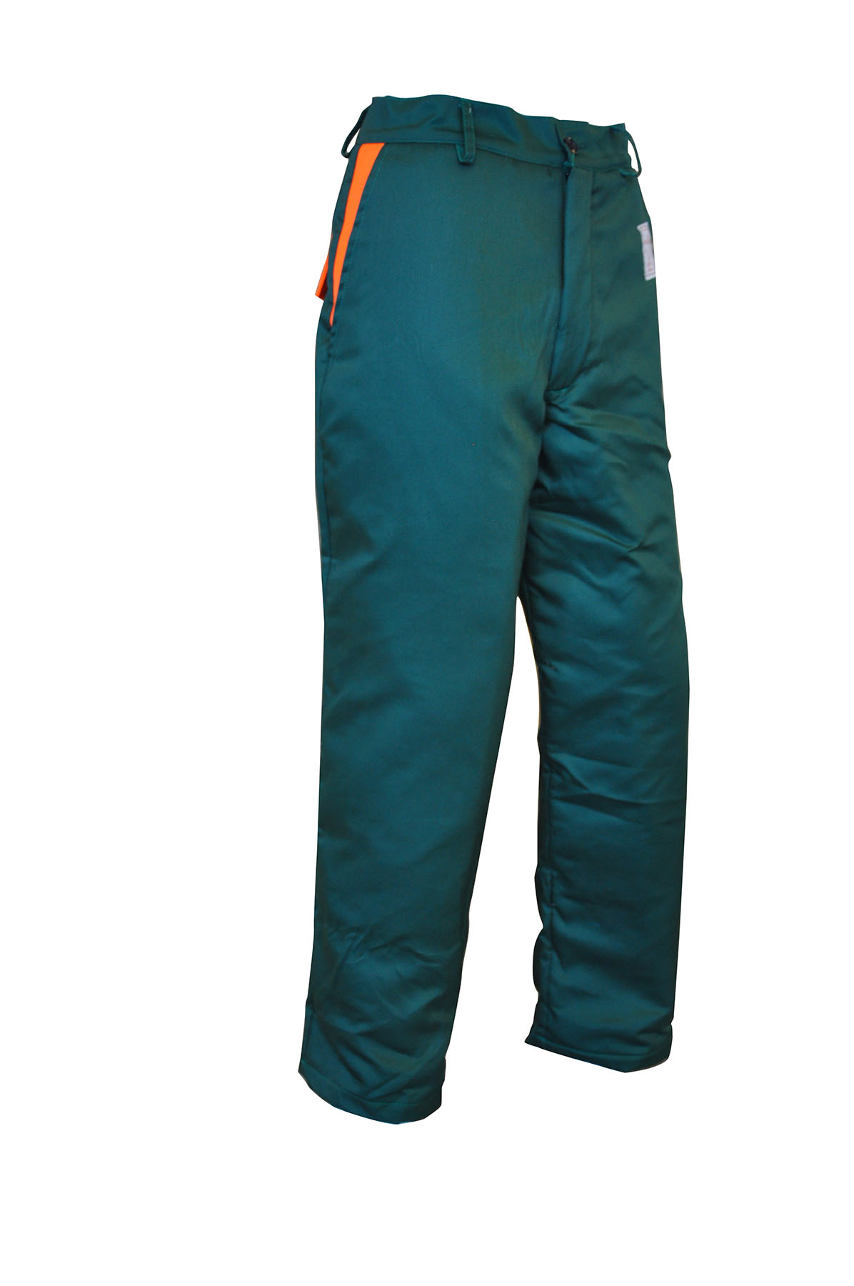 Pantaloni antitaglio per uso motosega EDIS - MARMOLADA colore  VERDE/ARANCIONE (fine serie)