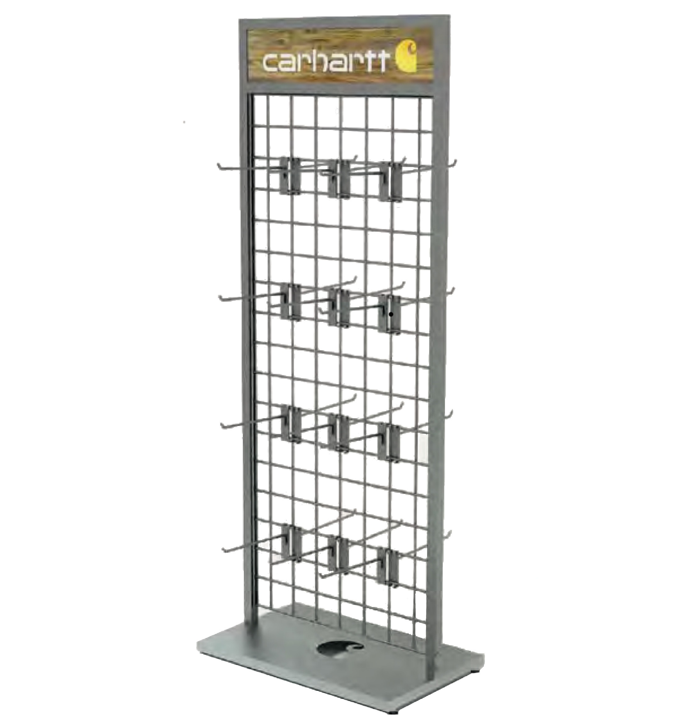 Espositore A Pannello A Griglia Nero 6x1,5 M – 2 Pezzi, Con Ganci, Per Fiere, Negozi, Mostre, Montaggio A Pavimento - 5