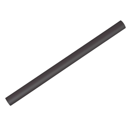 Bastone In Gomma SBR 80 SH - Diametro 40 Mm, Lunghezza 1 Metro Per Tornitura