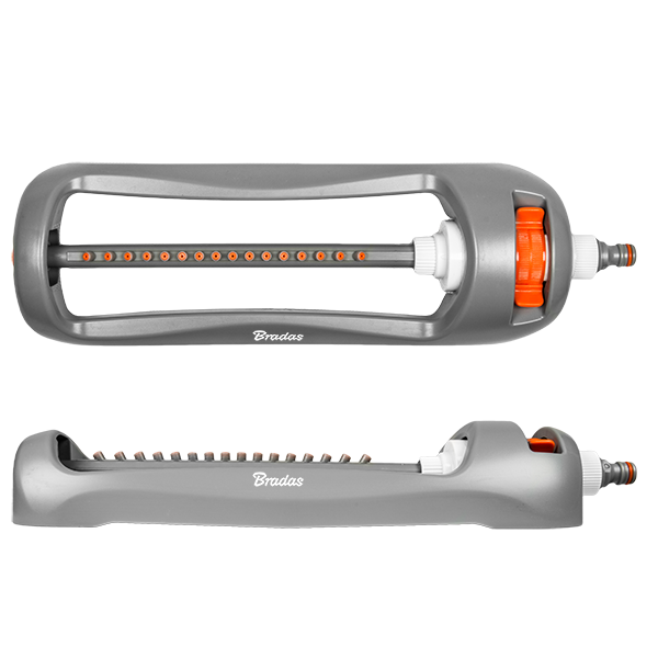 Irrigatore Oscillante BRADAS WHITE LINE WL-Z23 - 16 Ugelli, Fino A 312 Mq - Struttura Flessibile E Resistente Con Ago Per Pulizia