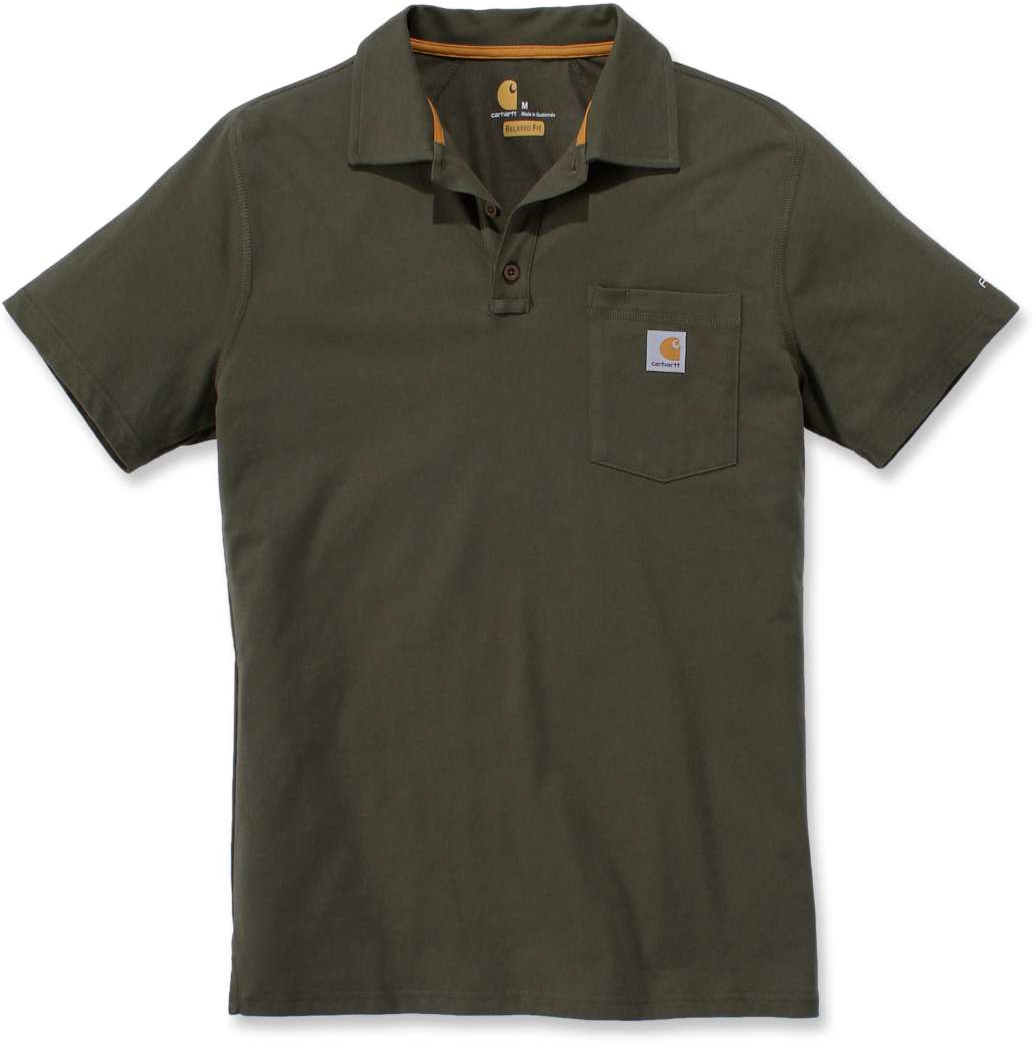 Polo Uomo Carhartt - 103569 colore MOSS 316 (FINO AD ESAURIMENTO SCORTE ...